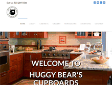 Tablet Screenshot of huggybear.com
